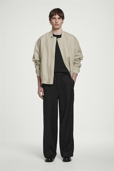 Широкие льняные брюки 1262170001 - Фото 14092026