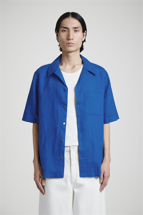 Рубашка с воротником-стойкой 1298721002 - Фото 14093186