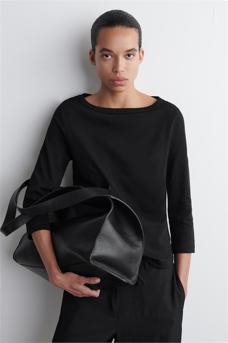 Хлопковый топ с рукавами 3/4 1299169001 - Фото 14094700