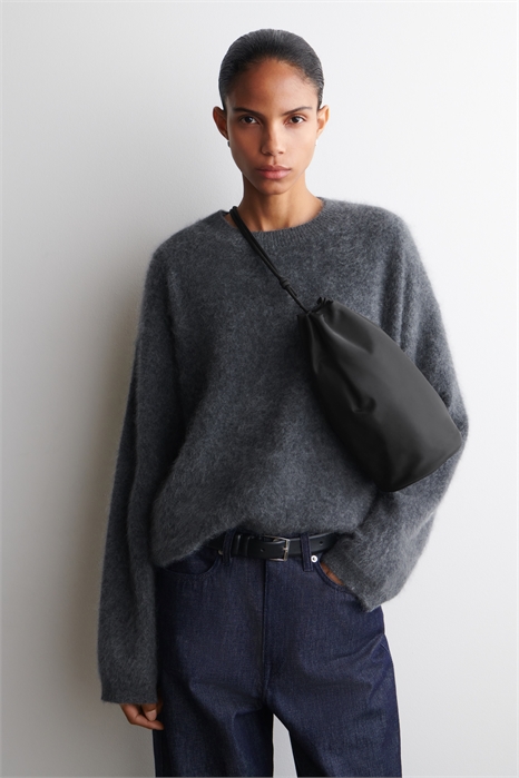 Сумка через плечо с завязками - нейлон 1294693001 - Фото 14096478