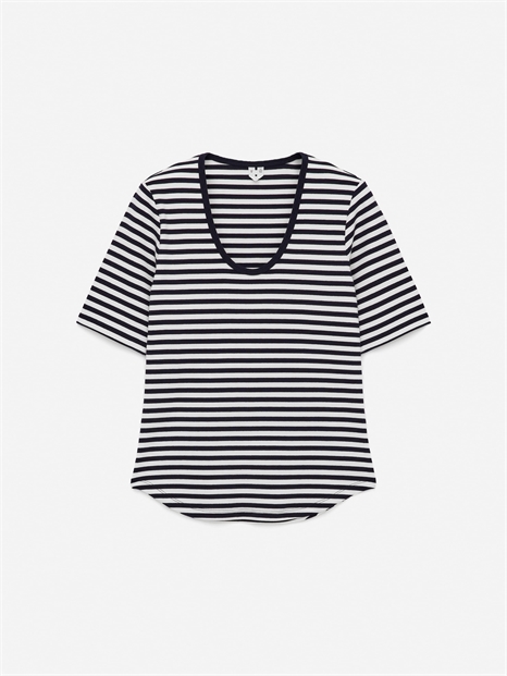 Ребристая футболка 1284837002 - Фото 14096713