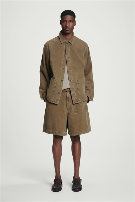 Джинсовые шорты с поясом 1272304001 - Фото 14097471