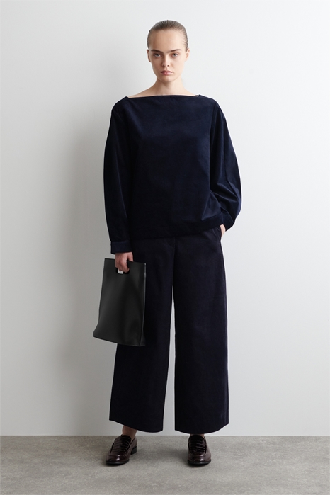 Вельветовые брюки barrel leg 1259168003 - Фото 14098647