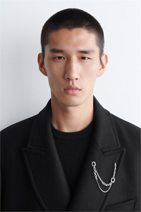 Ограненная брошь с двойной цепочкой 1310267001 - Фото 14100462