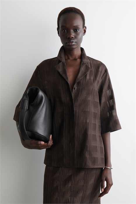 Курортная рубашка в клетку 1294807001 - Фото 14100624