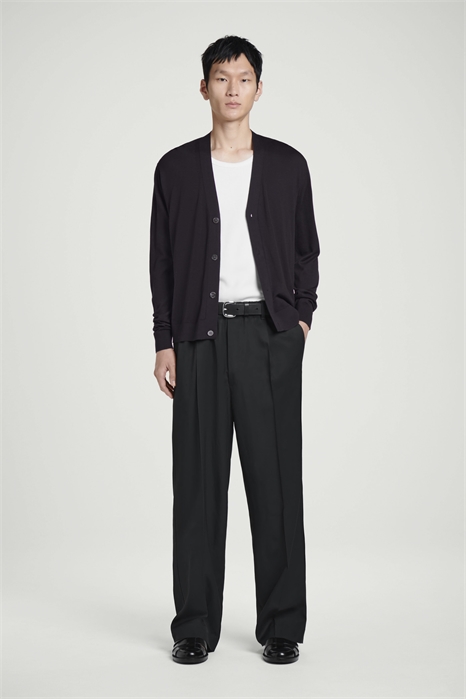 Эластичные брюки из шерстяной ткани 1242399002 - Фото 14102802