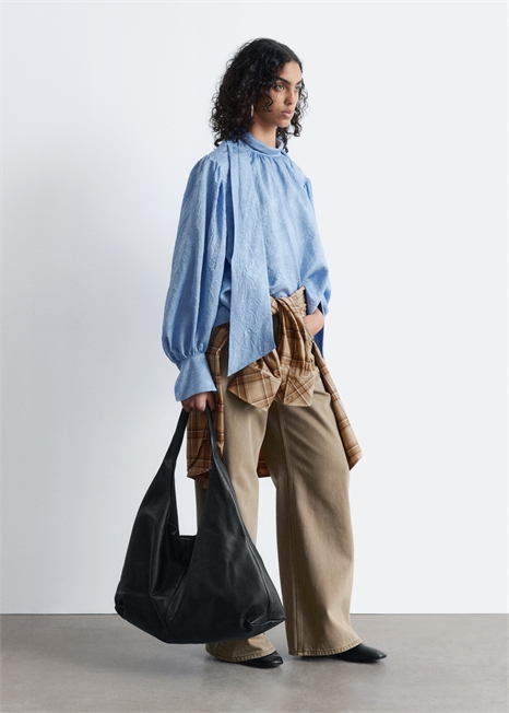 Джинсы с широкими штанинами 1259944011 - Фото 14103193