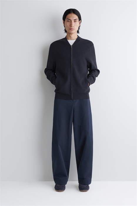 Текстурированная трикотажная куртка-бомбер 1293218003 - Фото 14105846