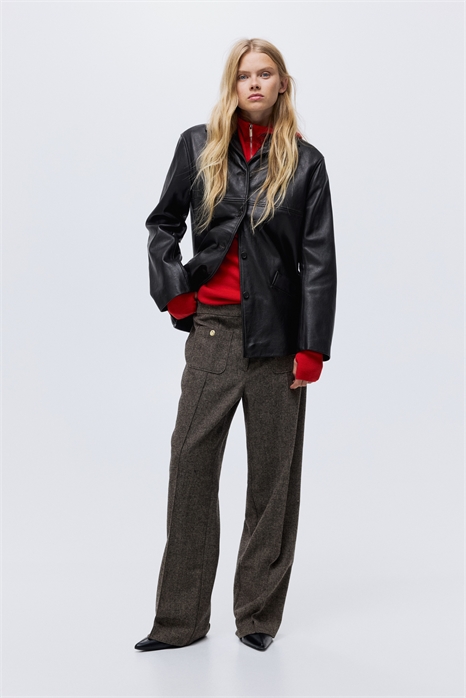 Брюки со складками 1302358002 - Фото 14106327