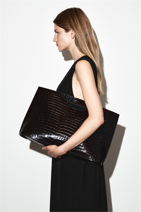 Сумка большого размера Folio - кожа с эффектом крокодила 1296841001 - Фото 14108006