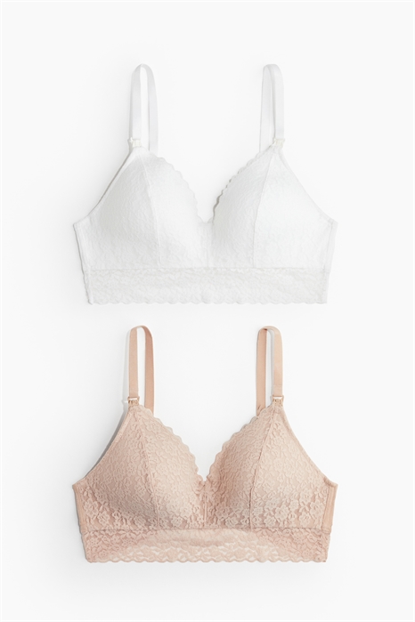 Бюстгальтеры для кормящих матерей с мягкими подушечками MAMA 2 шт. 1074171006 - Фото 14108479