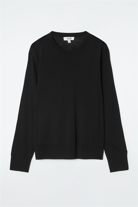 Джемпер из мериноса с вырезом crew-neck 1229413001 - Фото 14110871