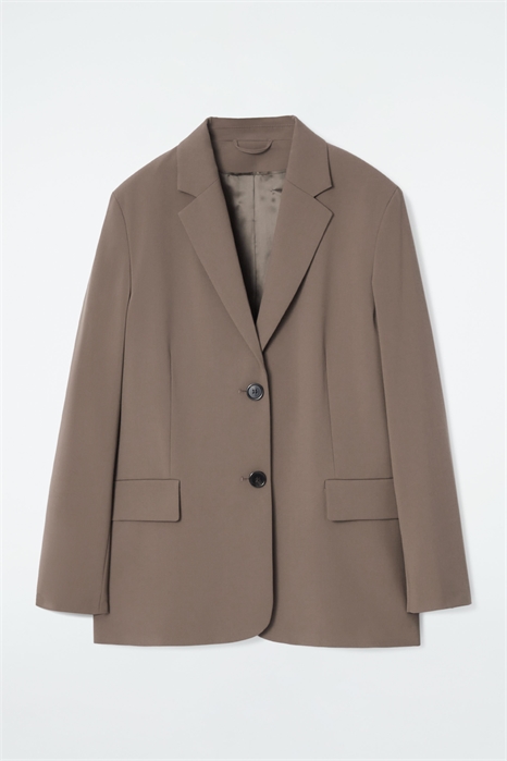 Однобортный блейзер из шерстяного бленда 1234977001 - Фото 14111018