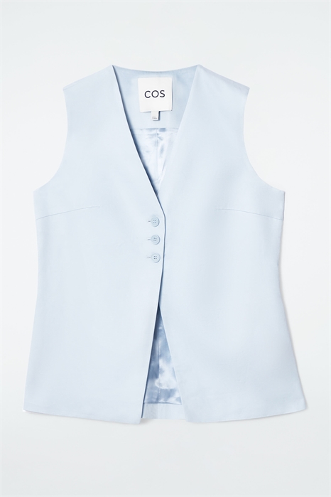 Длинный жилет из льняного бленда 1244829001 - Фото 14111429