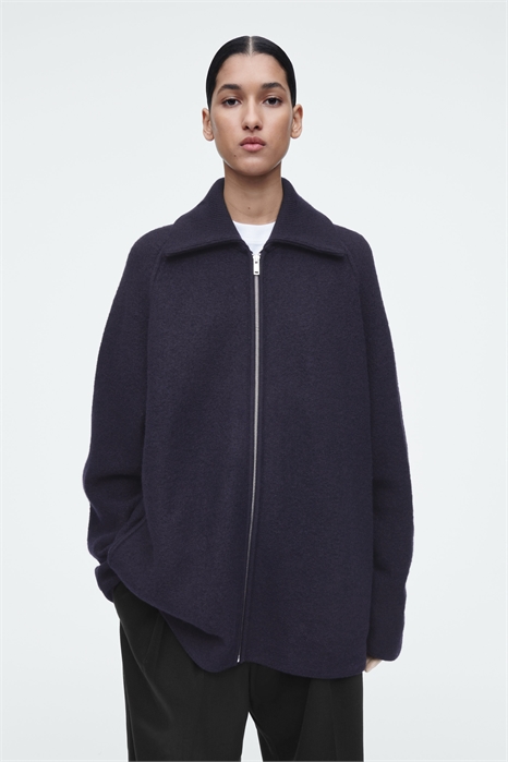 Куртка на молнии из вареной шерсти 1259780001 - Фото 14112055