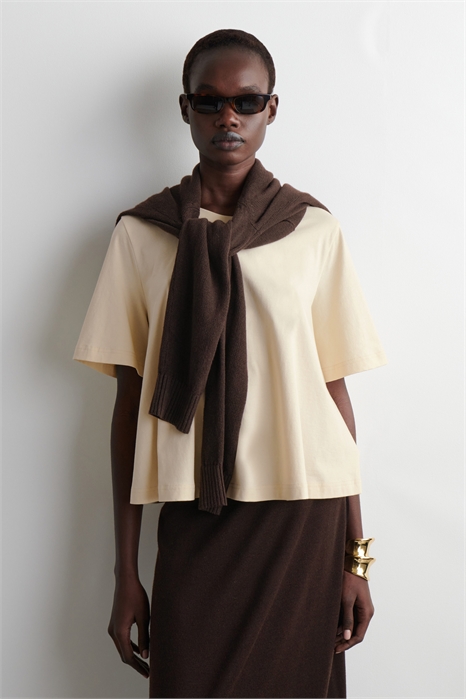 Расслабленная футболка-трапеция 1267040003 - Фото 14112692