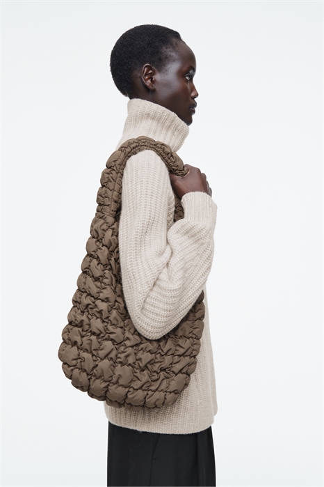 Стеганая мини-тоут 1267916001 - Фото 14113054