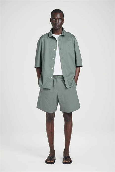 Эластичные шорты из хлопка пима 1272743002 - Фото 14113705