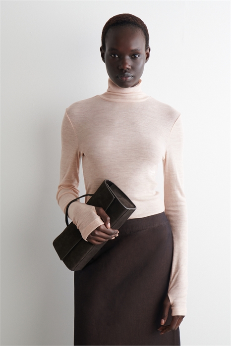 Топ с высоким вырезом из мериносовой шерсти 1287822006 - Фото 14116145