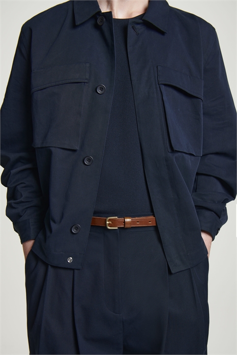 Тонкий кожаный ремень 1288524002 - Фото 14116542