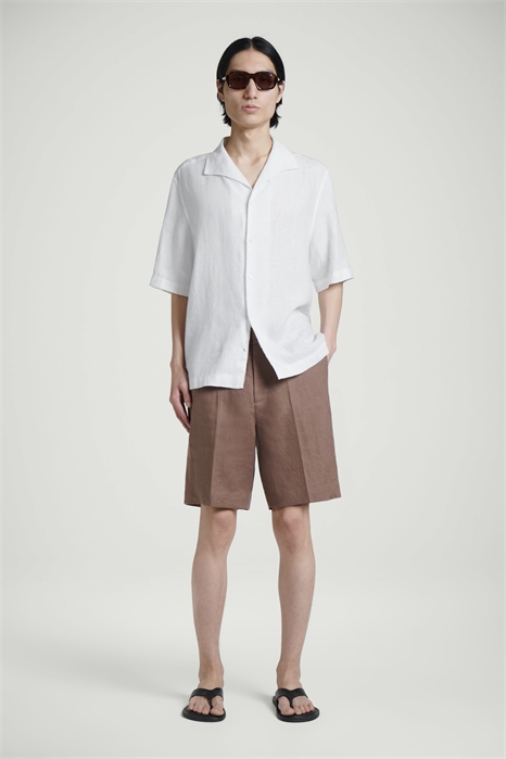 Эластичные льняные шорты 1290546005 - Фото 14117012