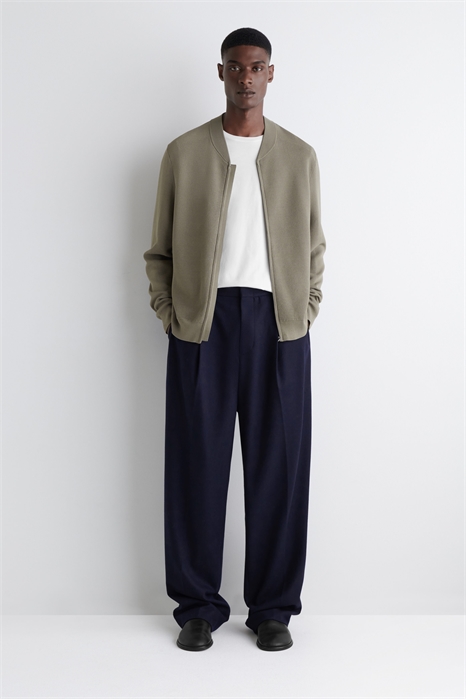 Текстурированная трикотажная куртка-бомбер 1293218001 - Фото 14117700