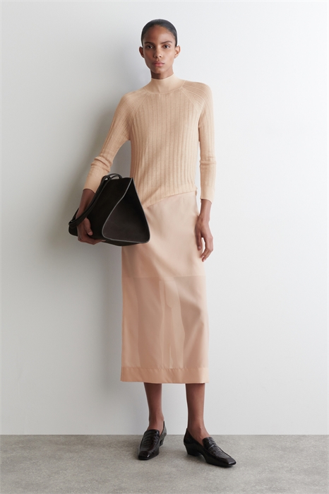 Трикотажный топ с ребристой отделкой 1294210001 - Фото 14118713