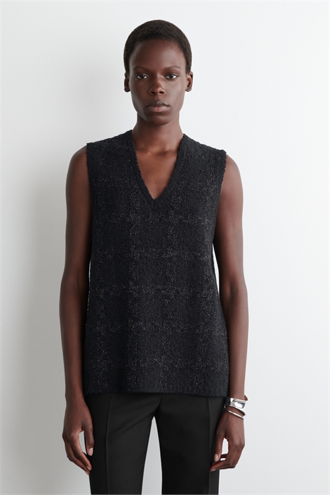 Вязаный джемпер из букли 1311561001 - Фото 14123215