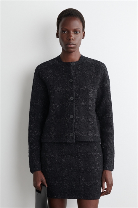 Glitzernde curly-strickjacke 1315170001 - Фото 14123429