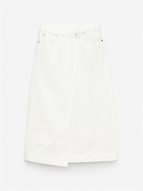 Джинсовая юбка-обертывание 1243921006 - Фото 14124421