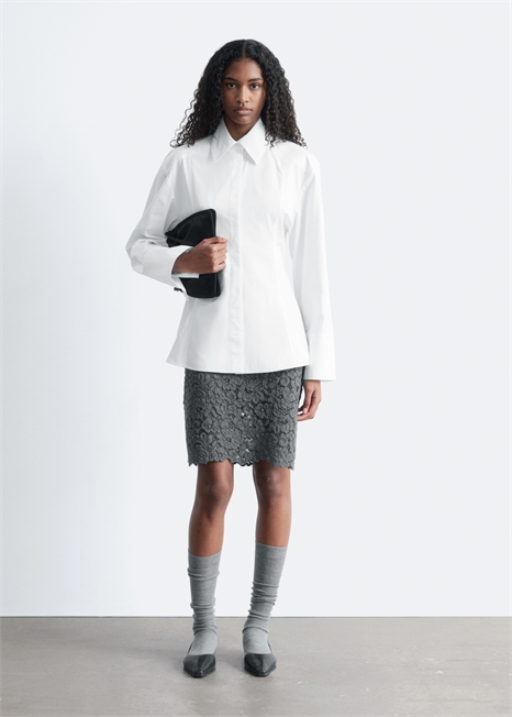 Рубашка с завязывающимся поясом 1306889001 - Фото 14125008