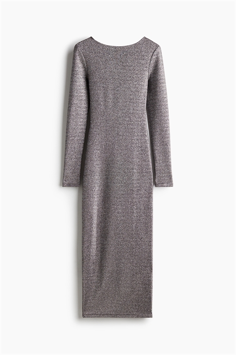 Блестящее платье с совковой спиной 1273436001 - Фото 14125358