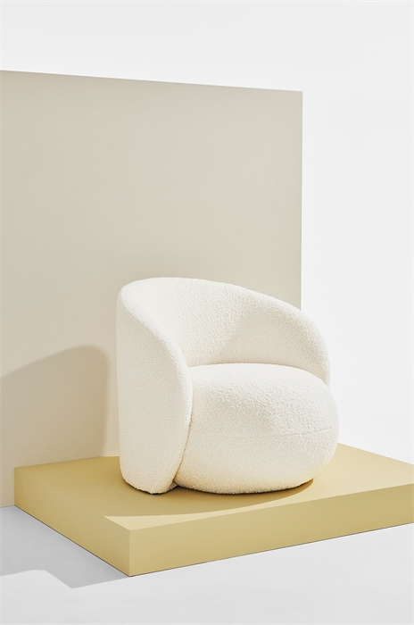 Кресло Bloom из плюшевого флиса 1281053001 - Фото 14125572