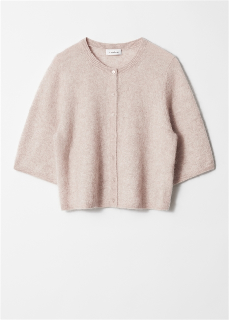 Вязаный кардиган из смеси мохера и мериносовой шерсти 1276509001 - Фото 14125756