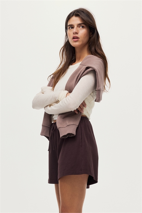 Хлопковые шорты с завязками 1270858003 - Фото 14126246