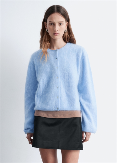 Вязаный кашемировый кардиган 1286679006 - Фото 14126559