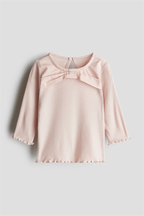 Топ из джерси с декором в виде банта 1266890003 - Фото 14126687