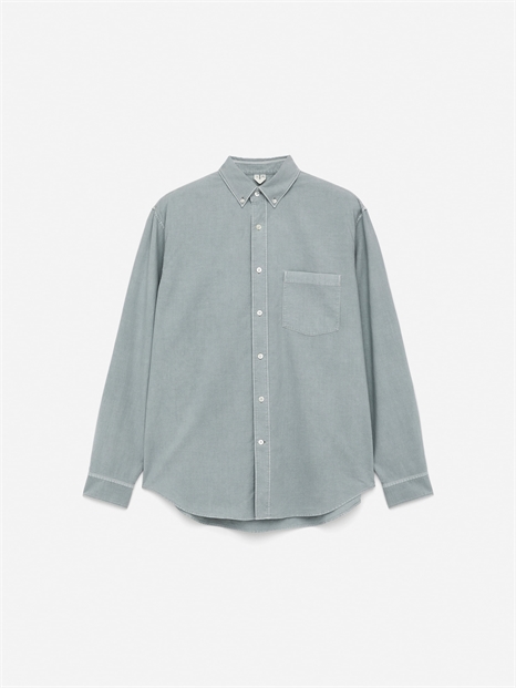 Расслабленная оксфордская рубашка 1268501002 - Фото 14126961