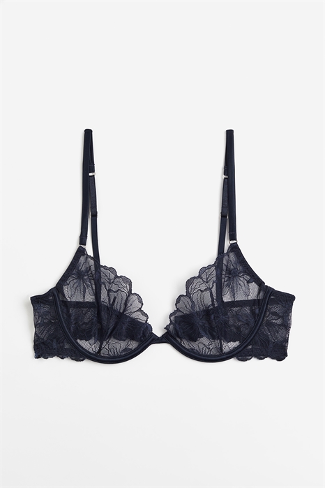 Кружевной бюстгальтер без подкладки с завязками 1198702009 - Фото 14127585