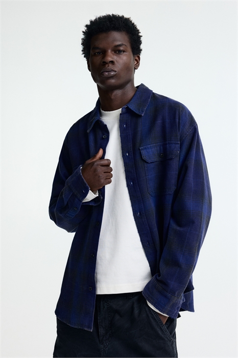 Рубашка с принтом в расслабленном стиле 1296204001 - Фото 14128037