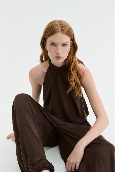 Атласный топ с завязками 1298671002 - Фото 14128098