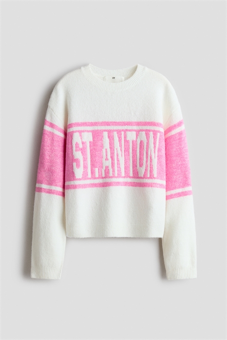 Джемпер с рисунком Loose Fit 1301546005 - Фото 14128173