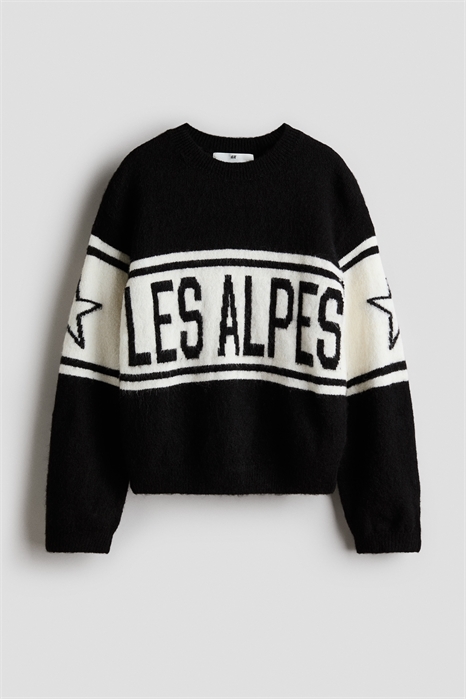 Джемпер с рисунком Loose Fit 1301546015 - Фото 14128175