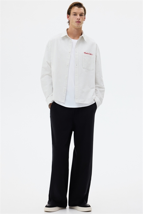 Хлопковые джоггеры с широкими штанинами 1306583002 - Фото 14128509