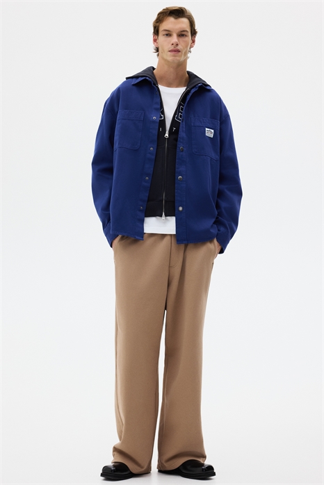 Хлопковые джоггеры с широкими штанинами 1306583004 - Фото 14128517