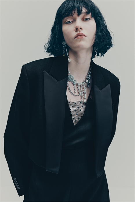 Блейзер-смокинг из шерсти 1308127001 - Фото 14128766