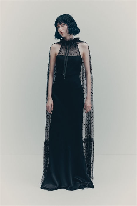 Платье с накидкой из сетки 1309071001 - Фото 14128939