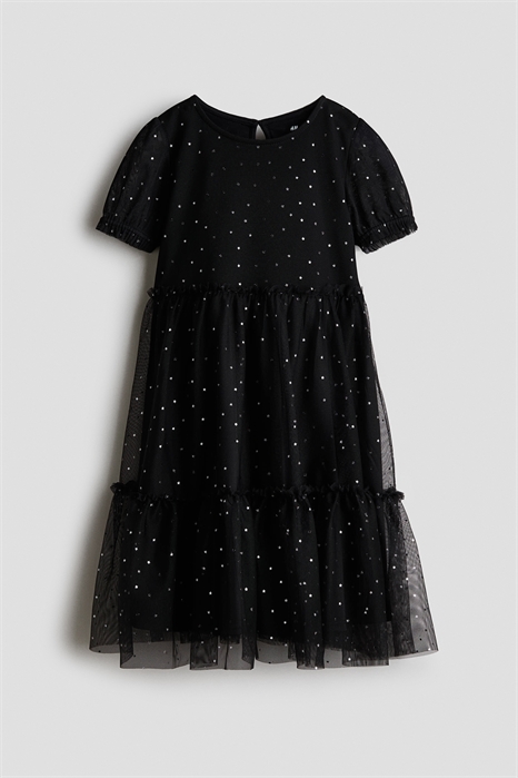 Платье из тюля с принтом из фольги 1314978001 - Фото 14129759