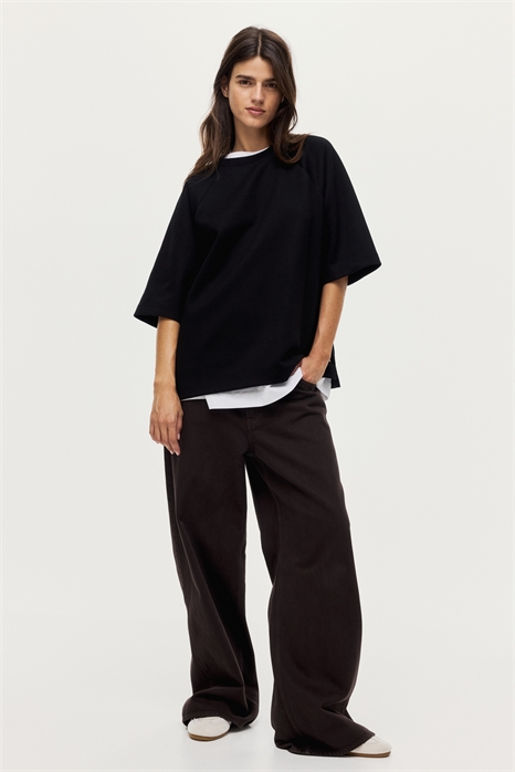 Футболка оверсайз из интерлока 1315436001 - Фото 14129844