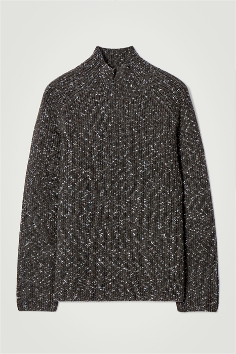 Джемпер из шерсти с крученой пряжей 1251114002 - Фото 14130483